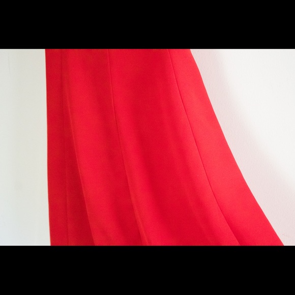 P.J. Klein | Vintage 1980’s Minimalist Red Dress - Picture 13 of 15